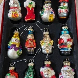 COPY - Vintage Avon Glass Miniature Ornaments